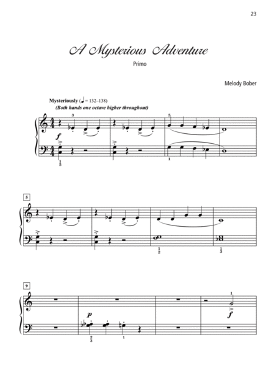 Grand Duets for Piano, Book 1 Small Ensemble scores gallery preview page 4