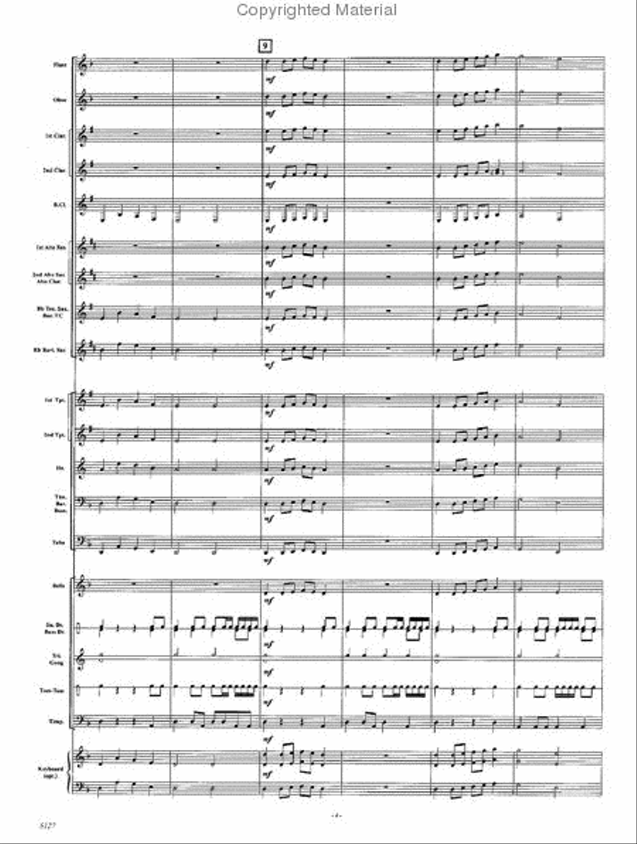 Knights of the Round Table Concert Band scores gallery preview page 3