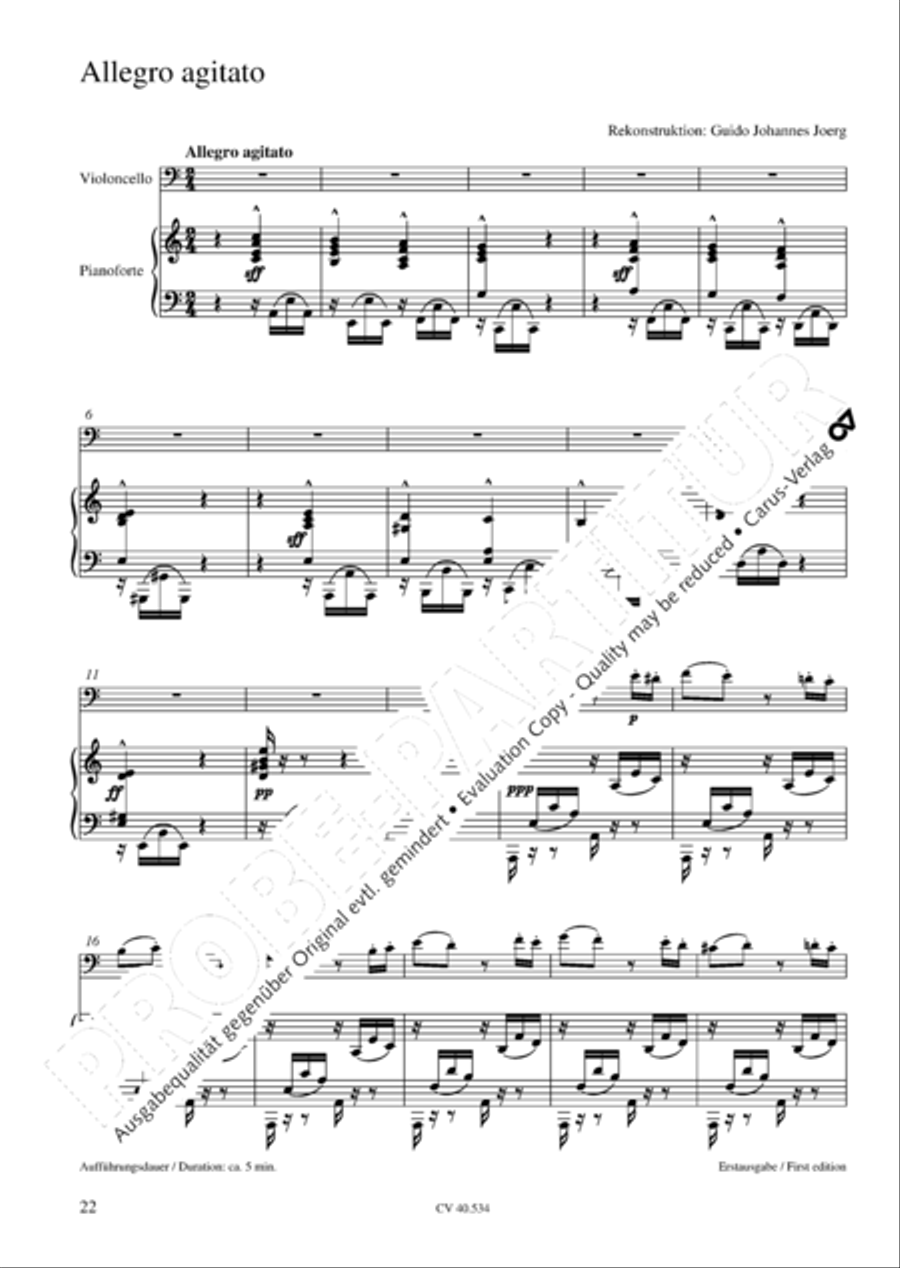 Rossini: Un larme; Allegro agitato Score scores gallery preview page 23