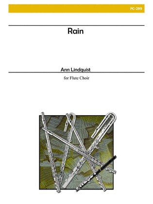 Book cover for Rain for Flute Choir