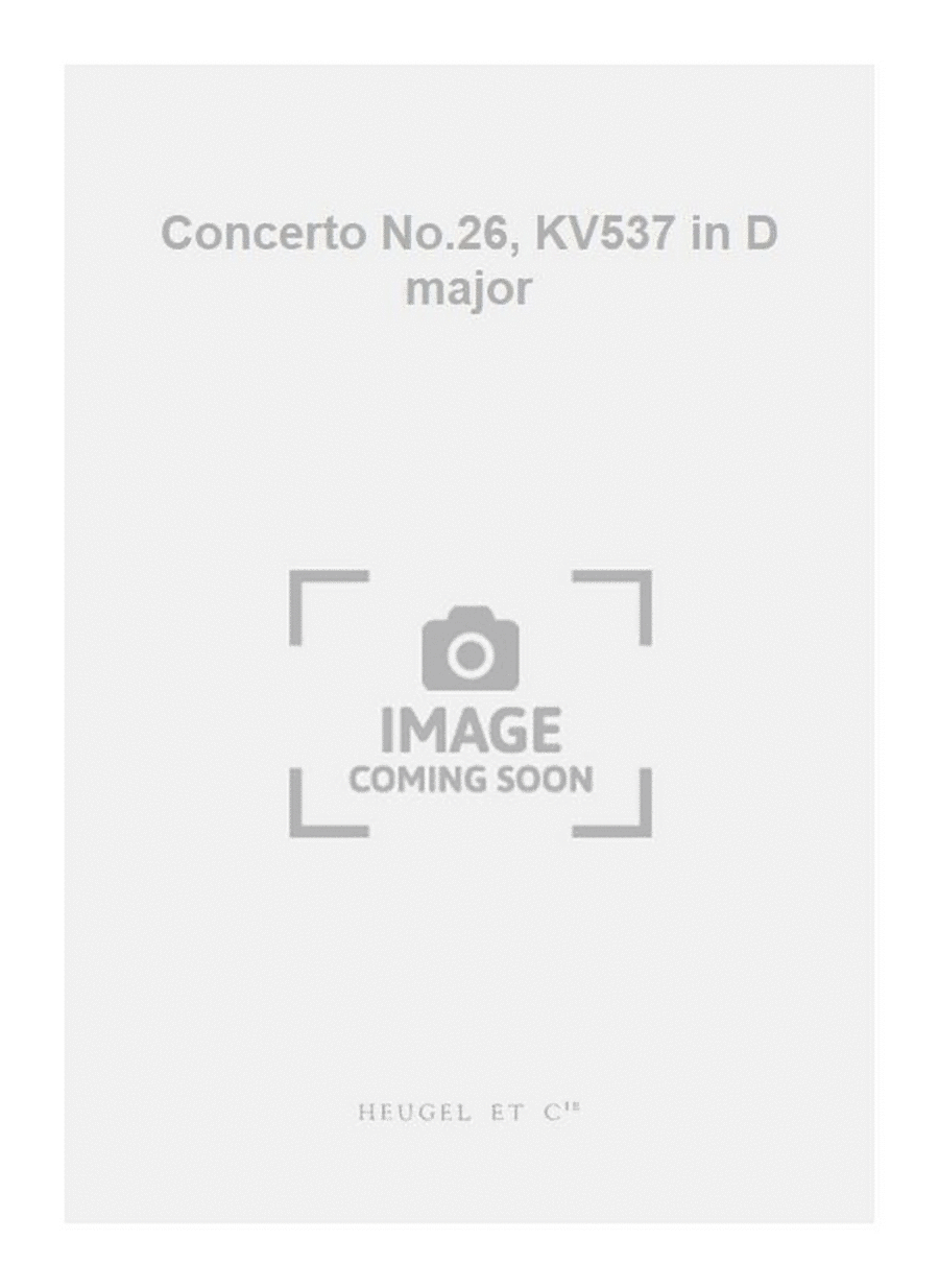 Concerto No.26, KV537 in D major