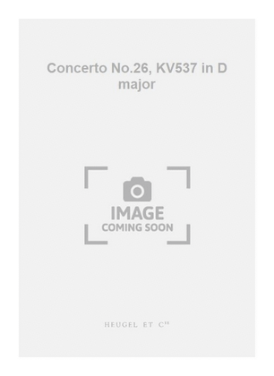 Book cover for Concerto No.26, KV537 in D major