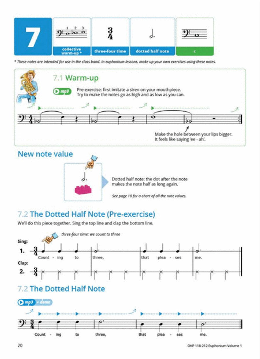 Learning Music Together Vol. 1 Baritone Horn scores gallery preview page 7