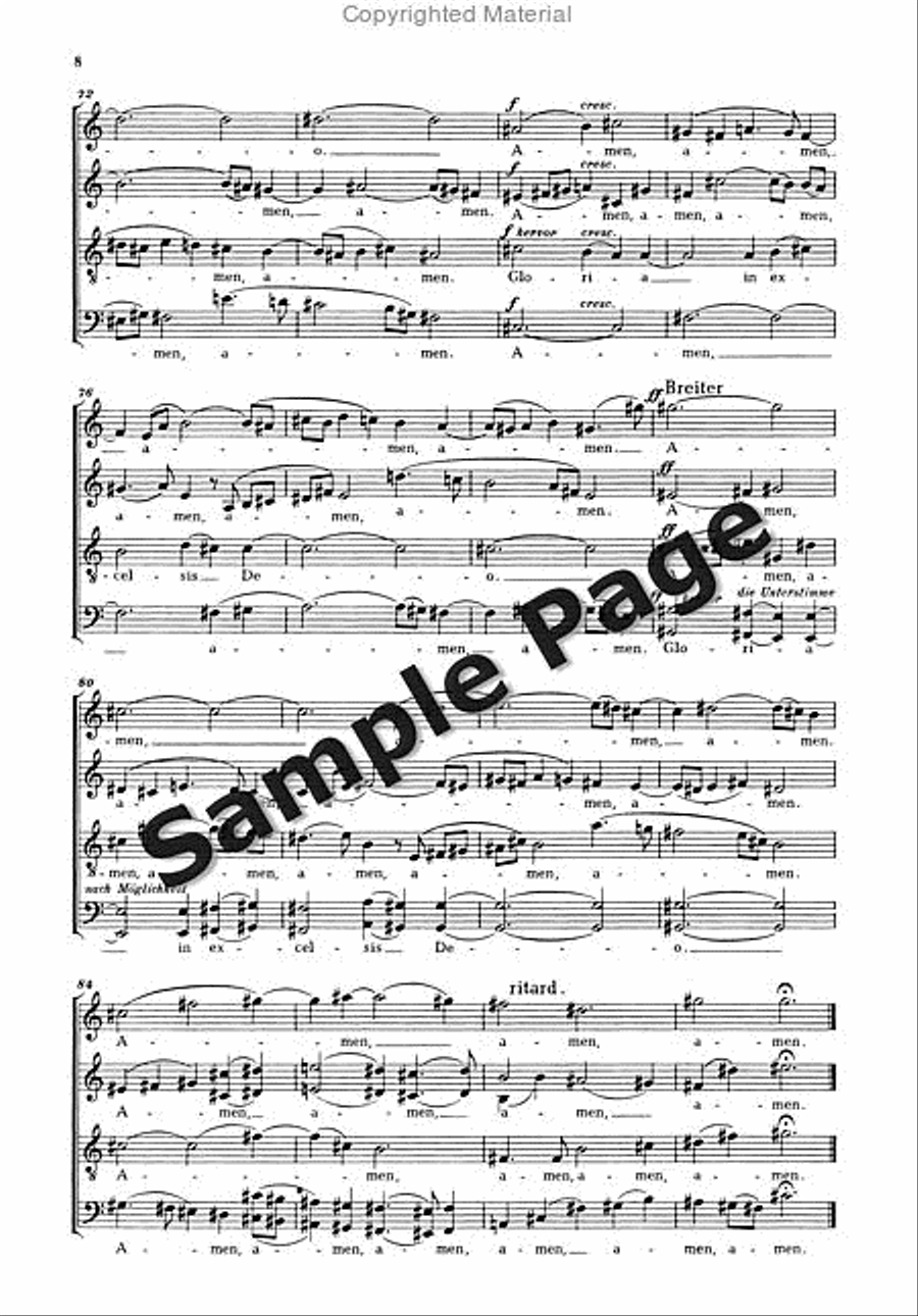 Messe 4-Part scores gallery preview page 11