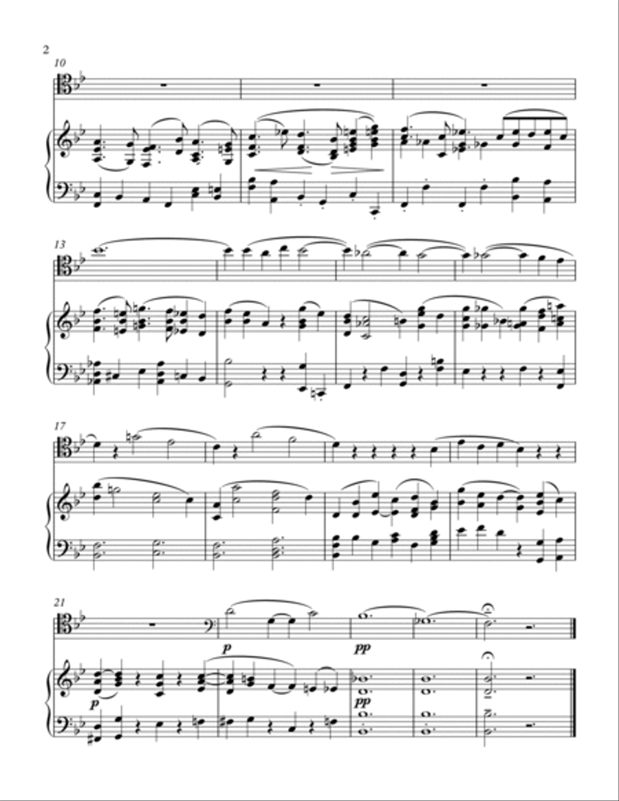 Brahms Cello solo from Piano Concerto #2 (Andante) Brahms Cello solo from Piano Concerto #2 (Andante) Piano scores gallery preview page 2