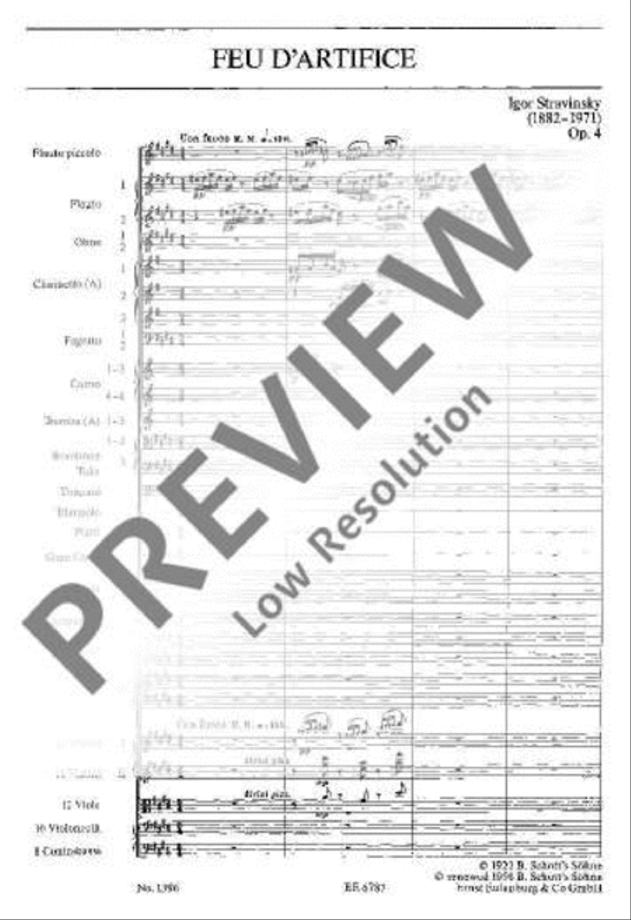 Feu d'artifice - Fireworks Orchestra scores gallery preview page 10