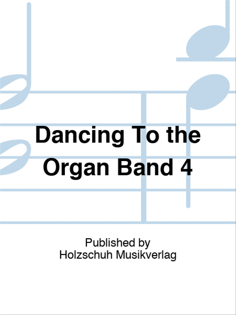 Dancing To the Organ Band 4 Vol. 4 Organ scores gallery preview page 1