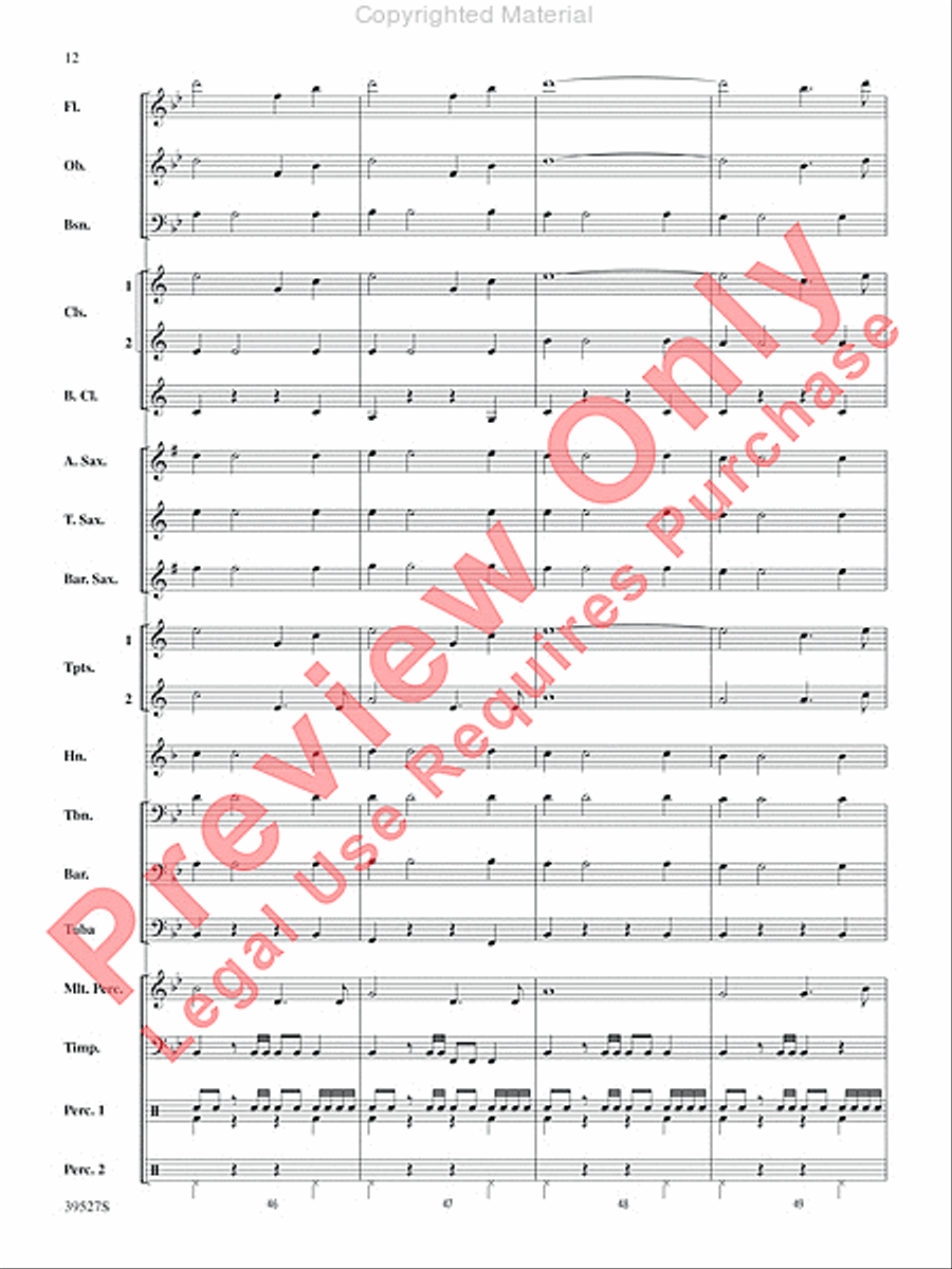 A Celebration of Taps A Celebration of Taps Concert Band scores gallery preview page 12