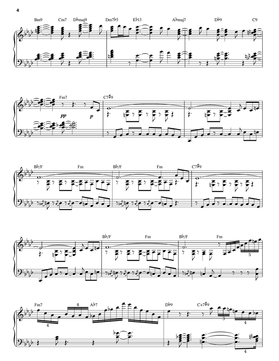Tin Tin Deo Piano, Vocal scores gallery preview page 4