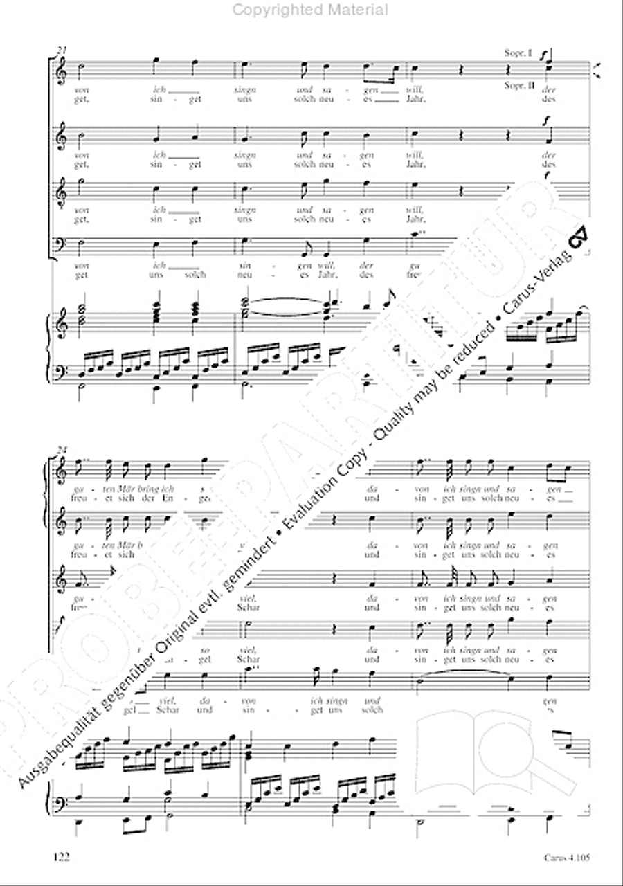 Choral collection Mendelssohn - editionchor Choir scores gallery preview page 123