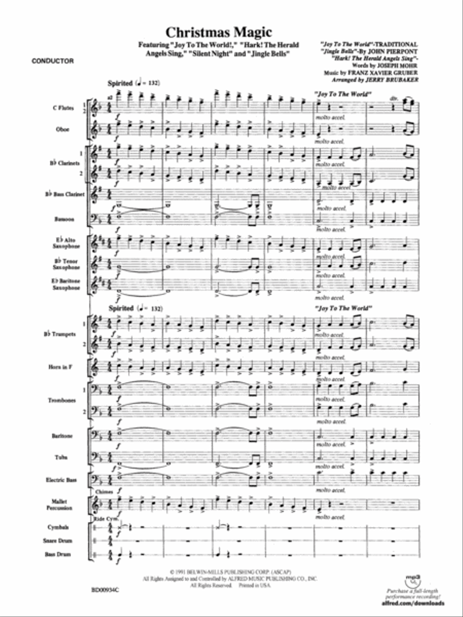 Christmas Magic: Score Christmas Magic: Score Concert Band scores gallery preview page 3