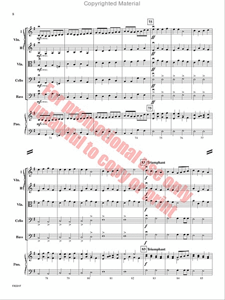 Wenceslas String Orchestra scores gallery preview page 9