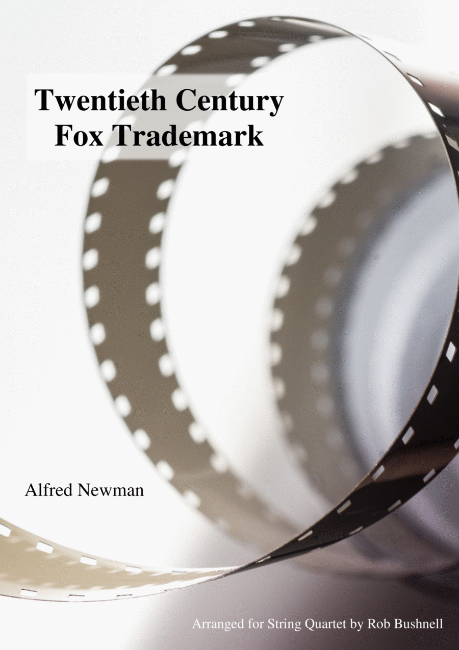 Twentieth Century Fox Trademark String Quartet scores gallery preview page 1