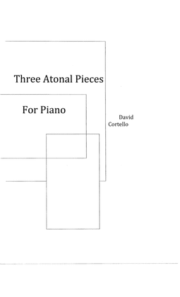 Three Atonal Pieces for Piano