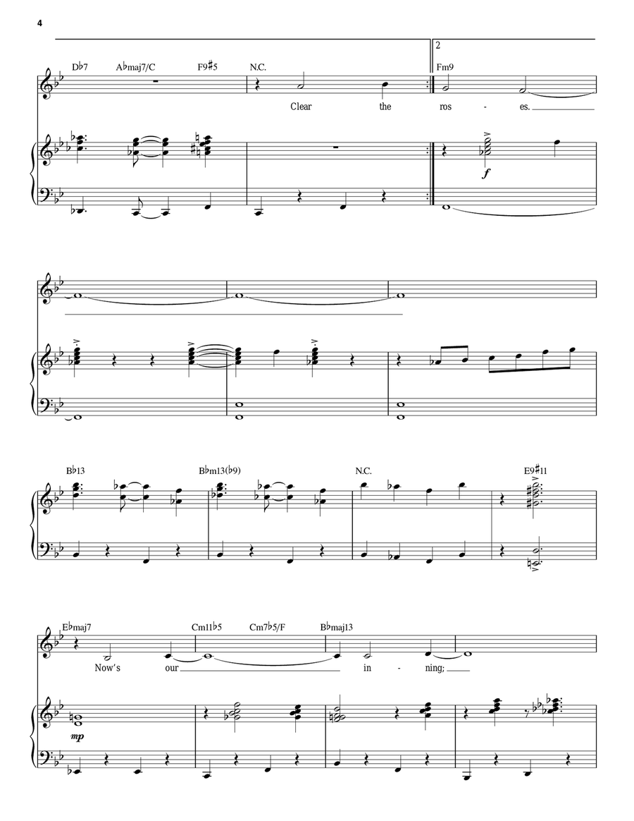 Everything's Coming Up Roses Piano, Vocal scores gallery preview page 4