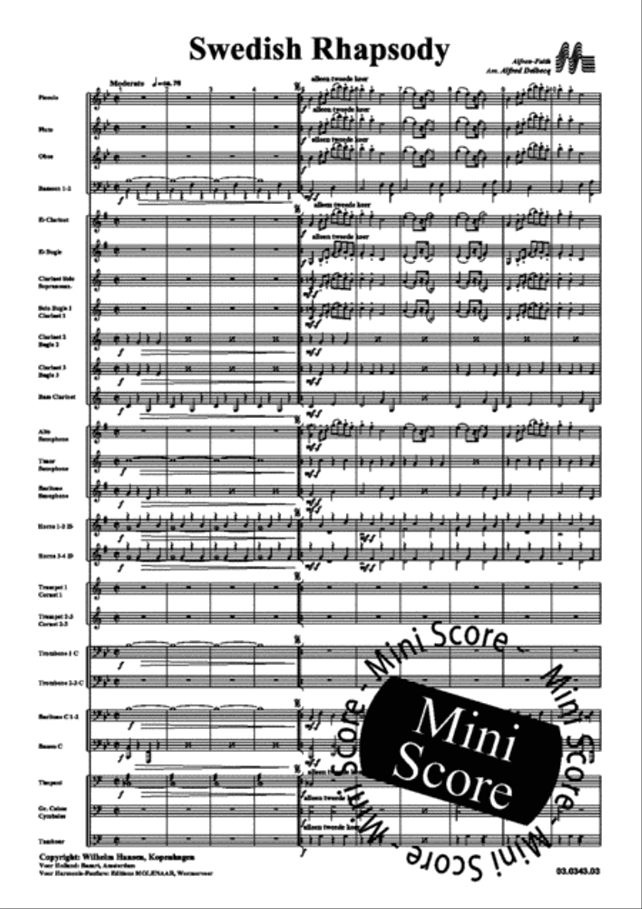 Swedish Rhapsody Swedish Rhapsody Concert Band scores gallery preview page 7