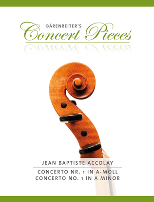 Book cover for Concerto, No. 1 a minor