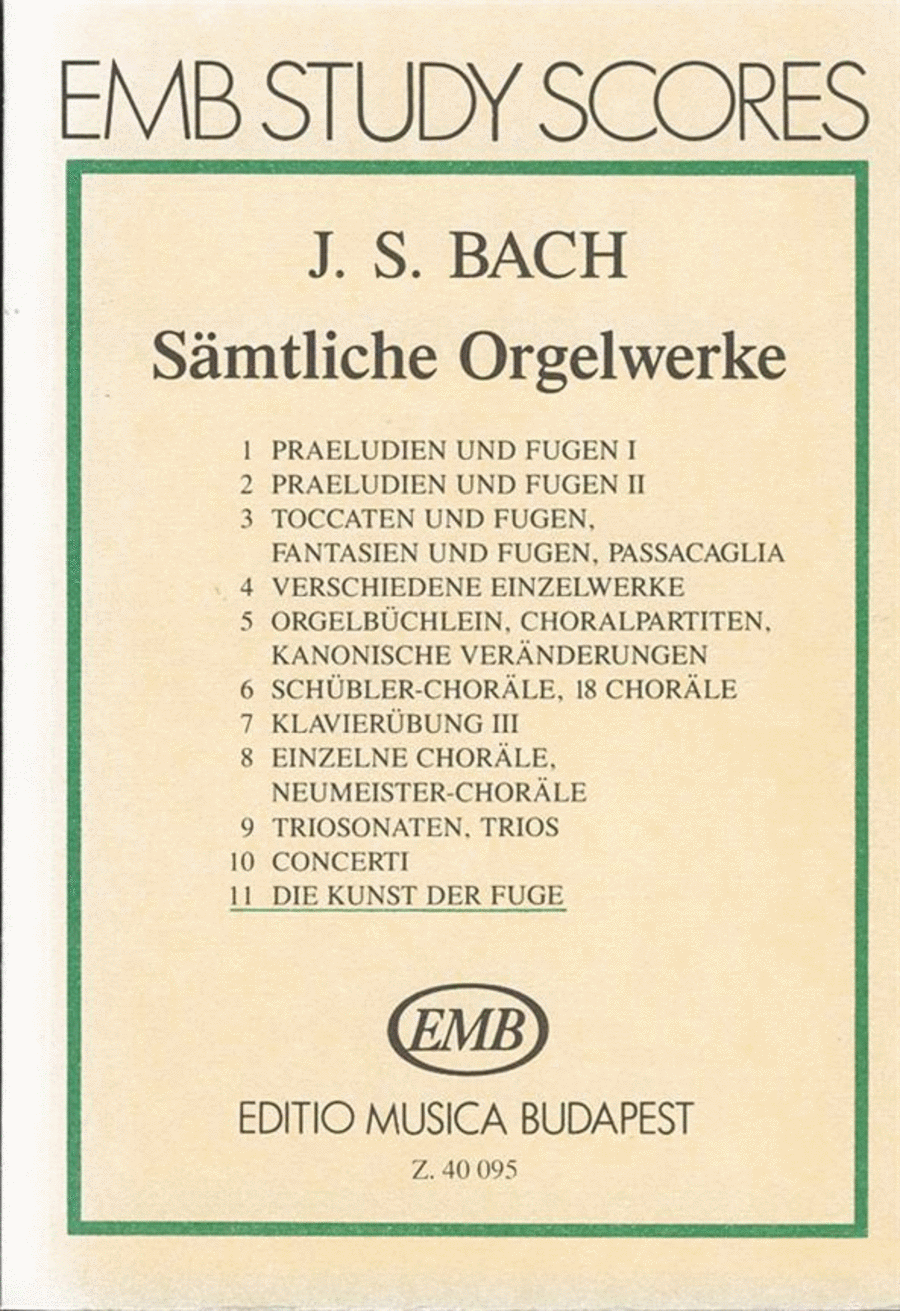 Sämtliche Orgelwerke Organ scores gallery preview page 1