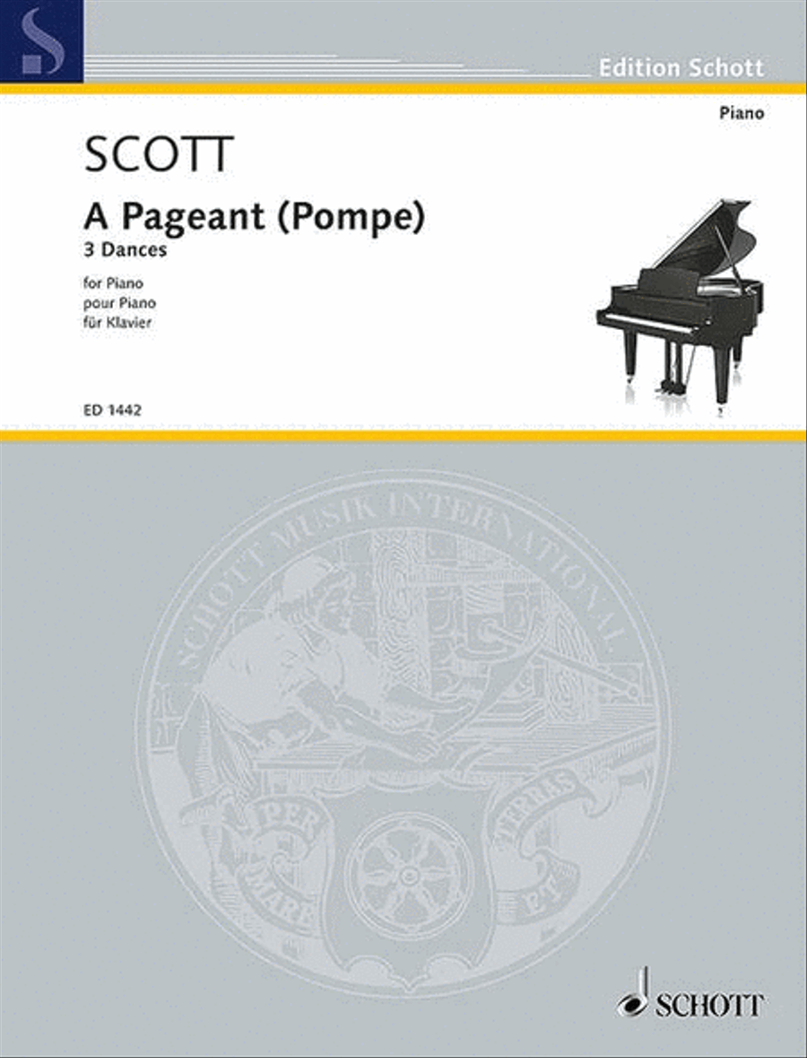 Scott C A Pageant (3 Dances )(fk) Piano Solo scores gallery preview page 1