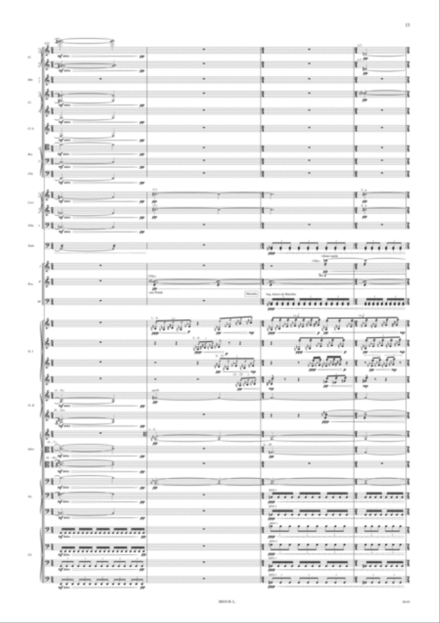 Le Cypres Blanc Orchestra scores gallery preview page 10