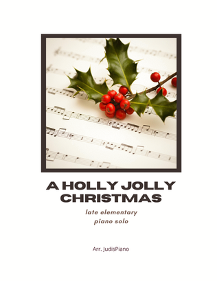 A Holly Jolly Christmas - easy piano solo