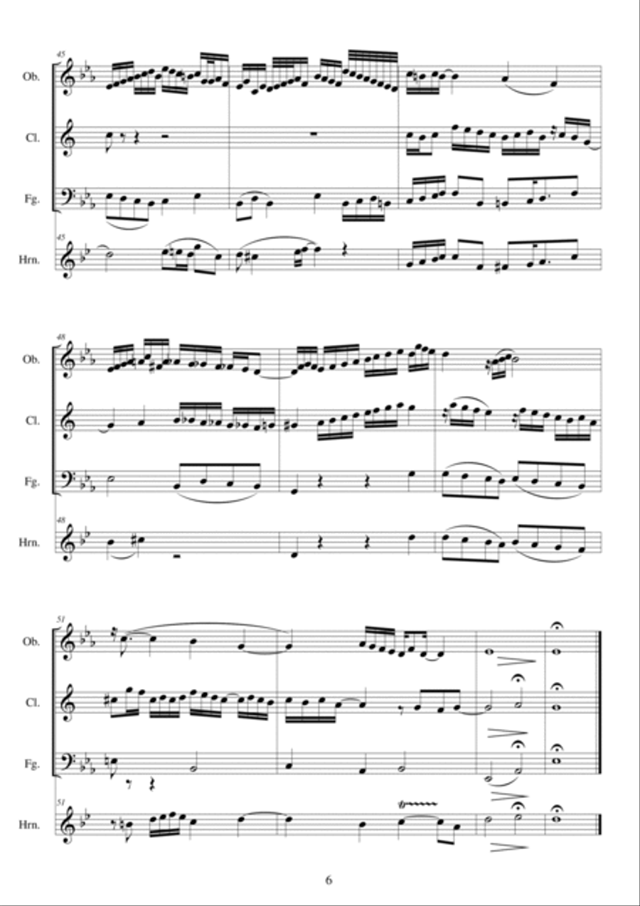 Eight movements for wind quartet - CS229 Woodwind Quartet scores gallery preview page 5