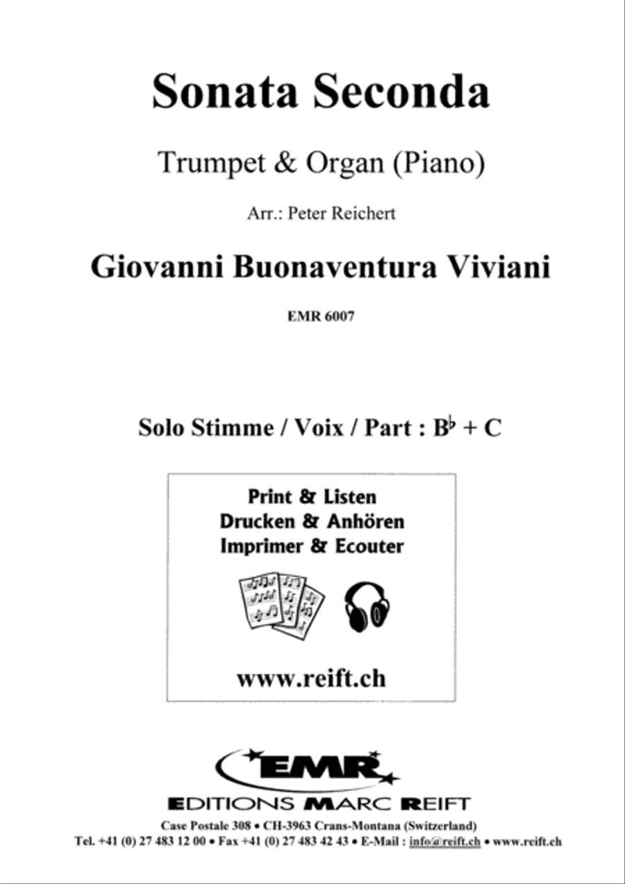 Sonata Seconda Trumpet Solo scores gallery preview page 2