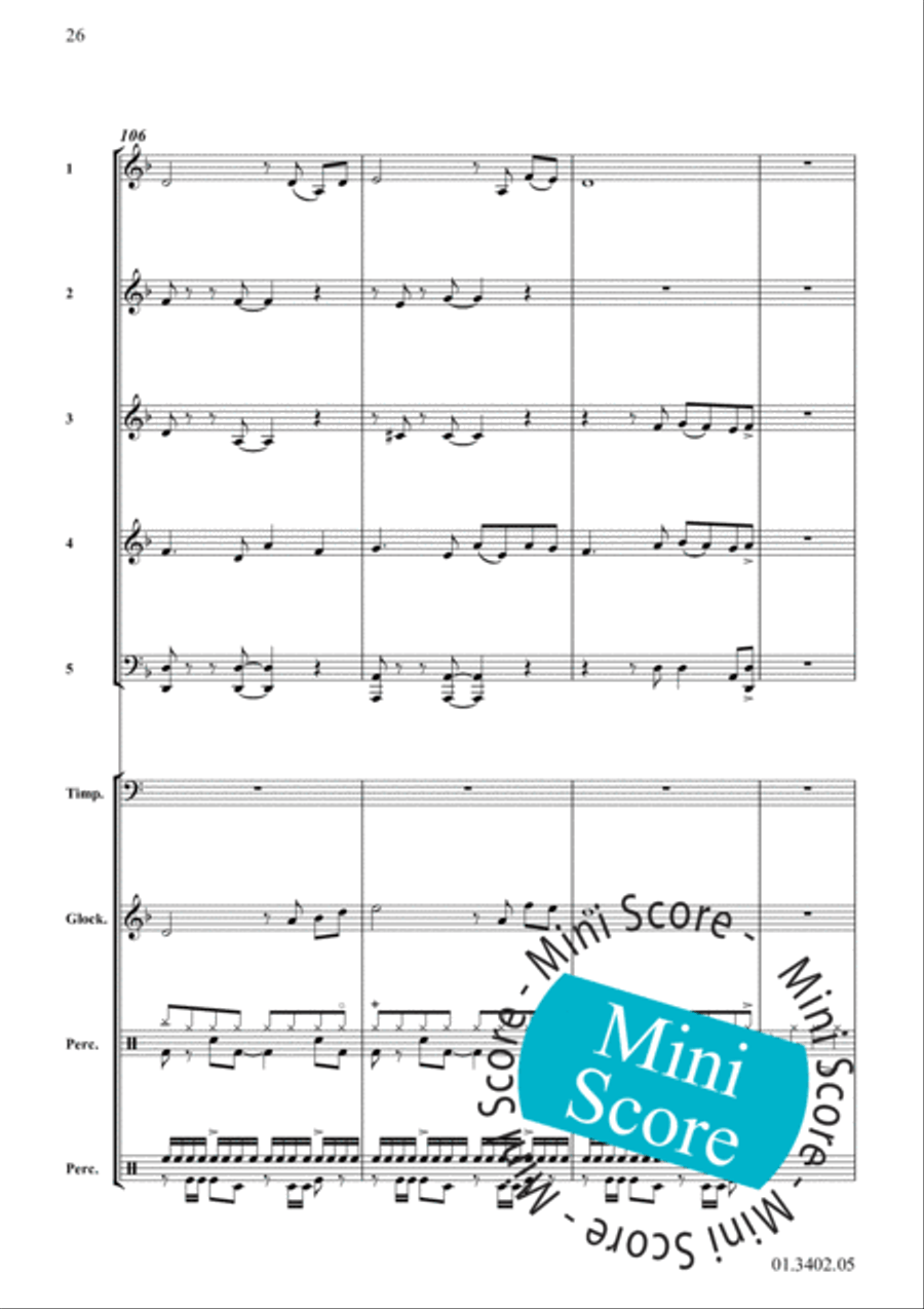 The Great Beethoven Bonanza Concert Band scores gallery preview page 30