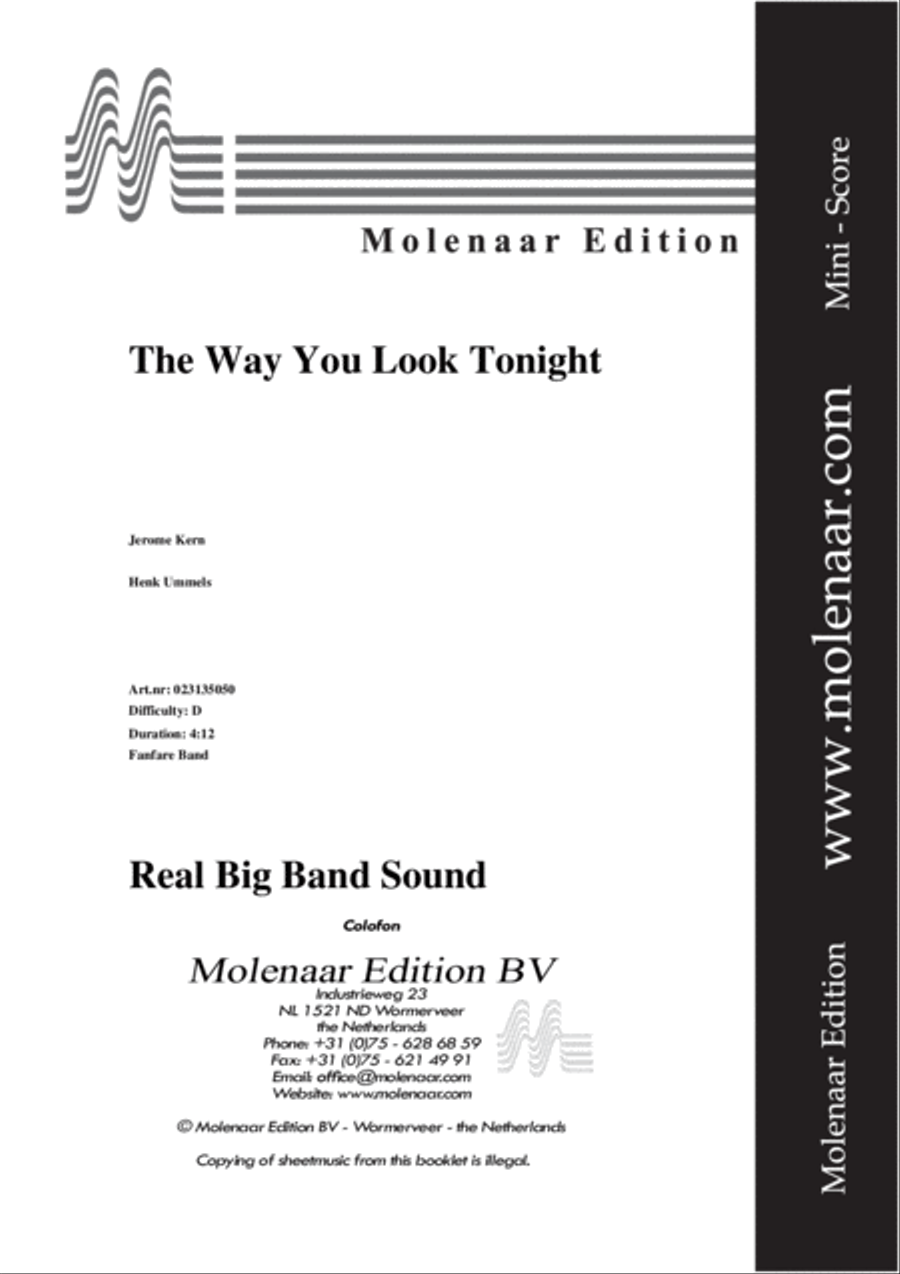 The Way You Look Tonight Fanfare Band scores gallery preview page 2