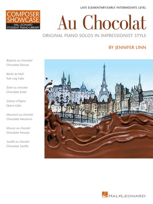 Book cover for Au Chocolat - Original Piano Solos in Impressionist Style