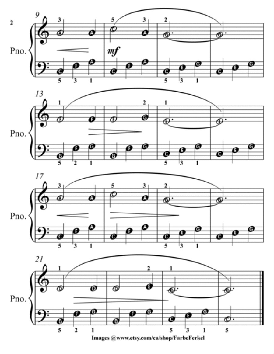 The Doll’s Dream Opus 202 Number 4 for Easy Piano Piano Method scores gallery preview page 4