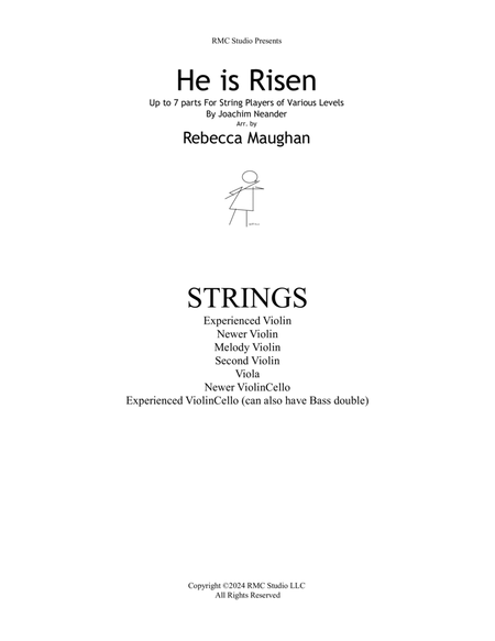 He is Risen: For String players at varied levels