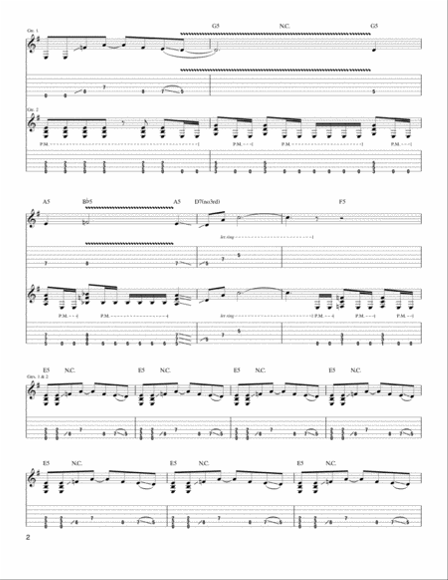 Beat & Scarred, Broken Acoustic Guitar scores gallery preview page 2