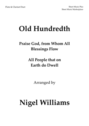 Book cover for Old Hundredth, Duet for Flute and Clarinet