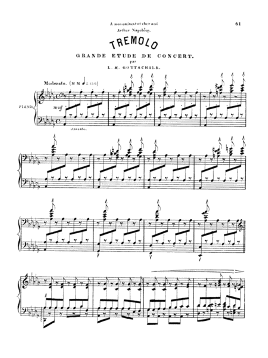 Gottschalk: Album Piano Solo scores gallery preview page 1