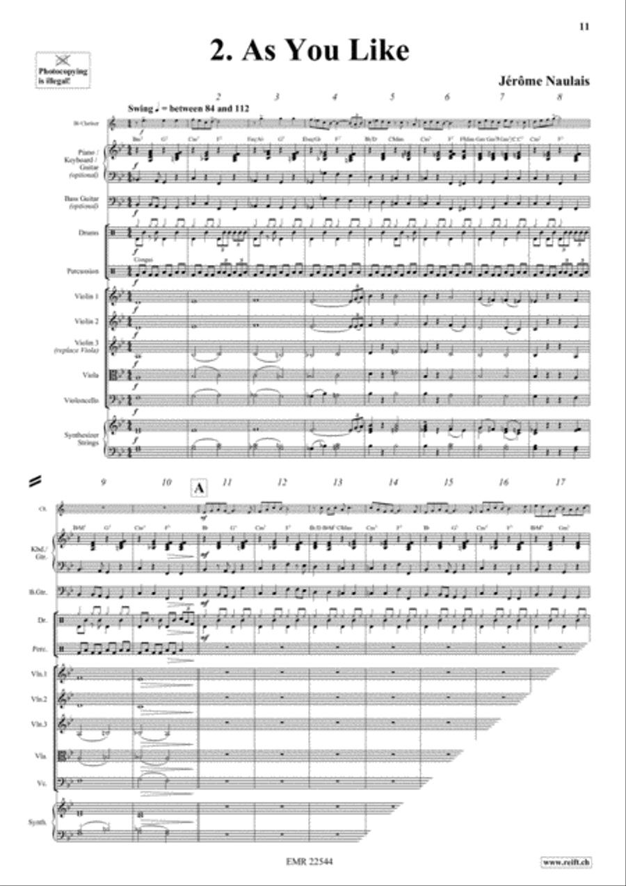 Play With Your Band Volume 1 Clarinet scores gallery preview page 4