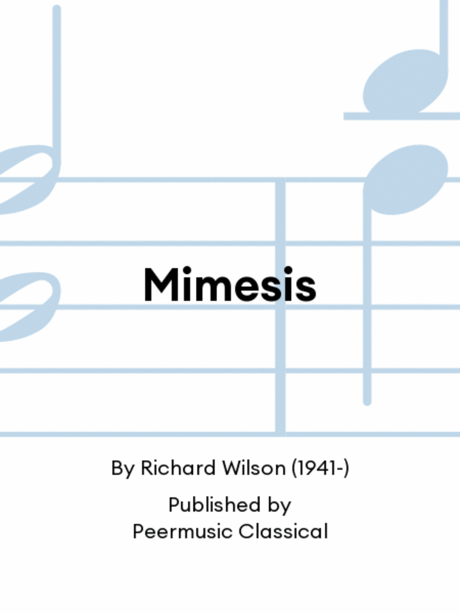 Mimesis Chamber Music scores gallery preview page 1
