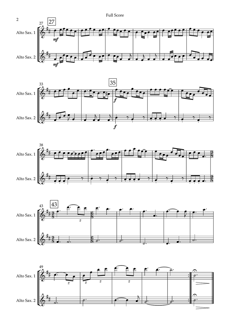 He's A Pirate by Hans Zimmer Woodwind Duet - Digital Sheet Music page 2