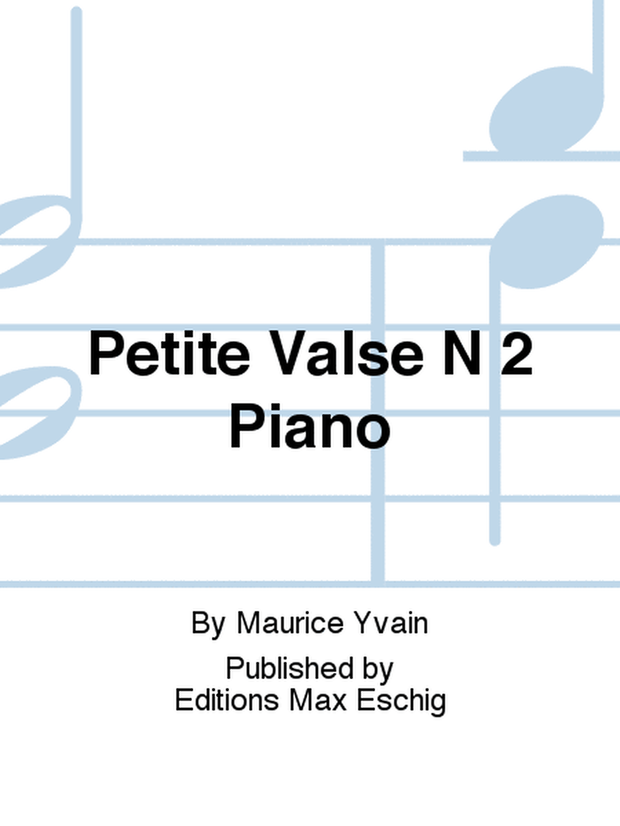 Petite Valse N 2 Piano