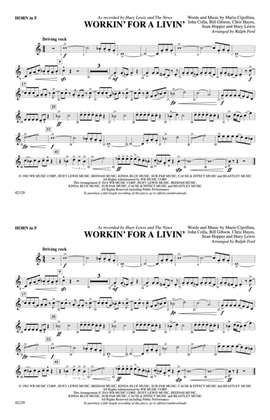 Workin' for a Livin': 1st F Horn