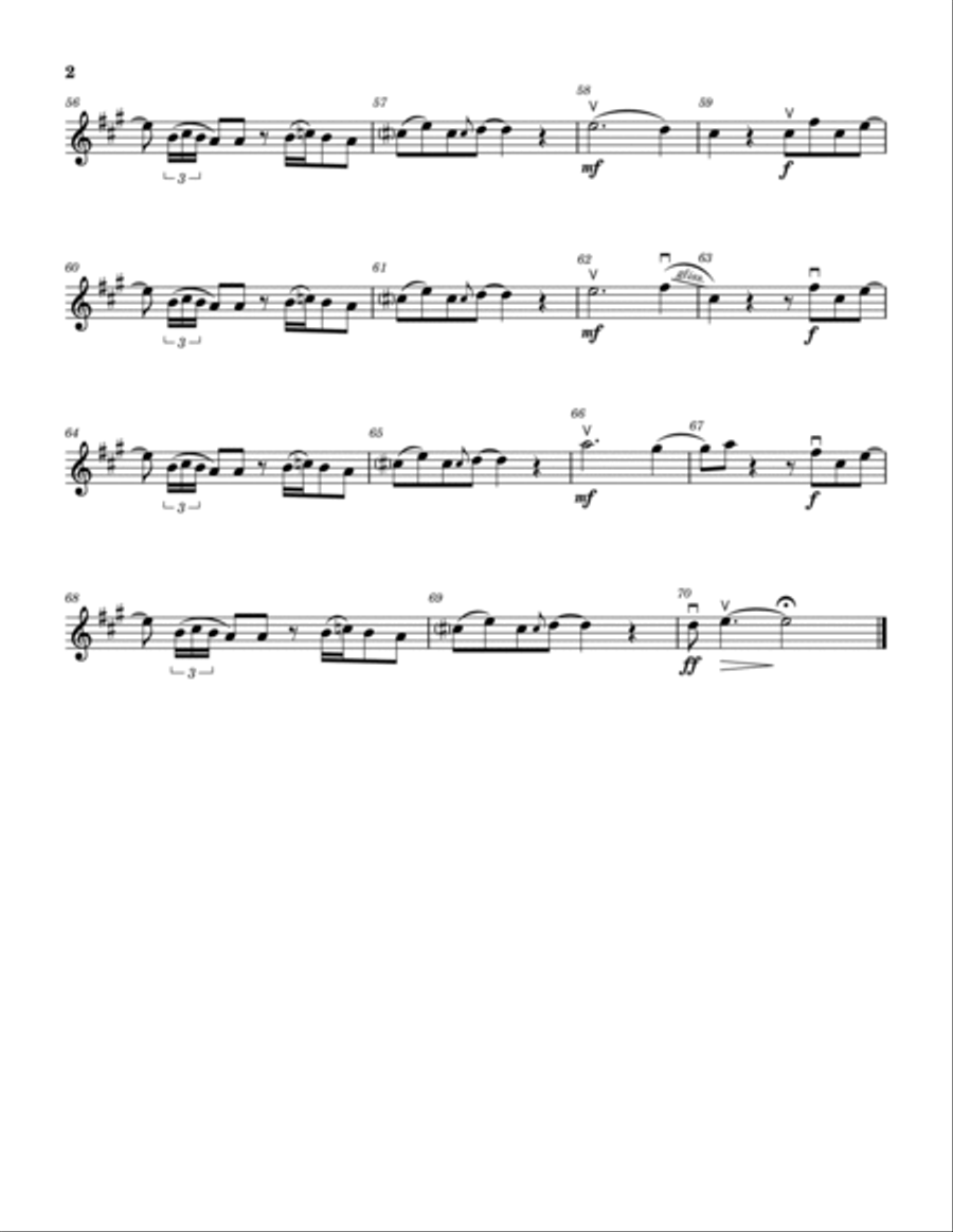 Cherry-coloured Funk String Quartet scores gallery preview page 2