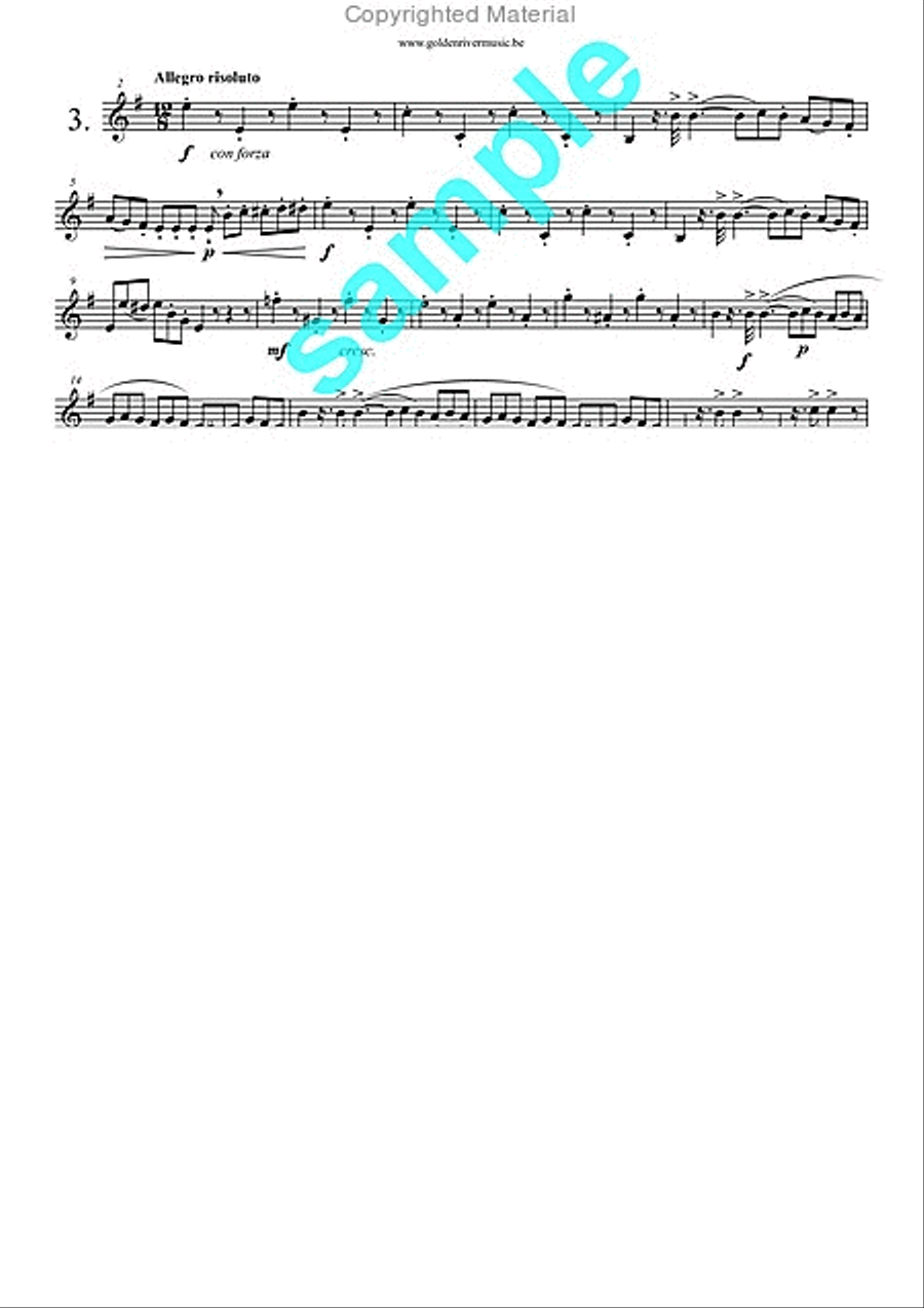 12 studies for horn School and Community scores gallery preview page 4