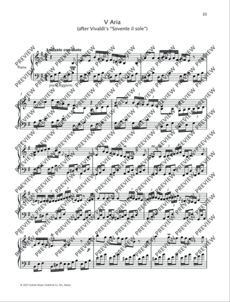 Aria Aria Voice Solo scores gallery preview page 2