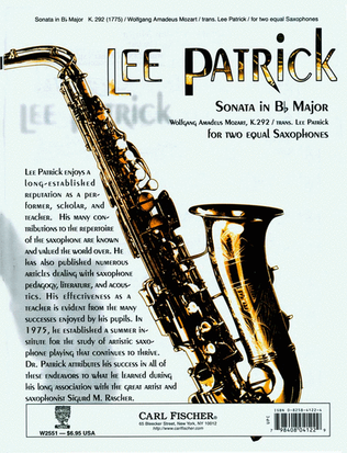 Book cover for Sonata in Bb Major