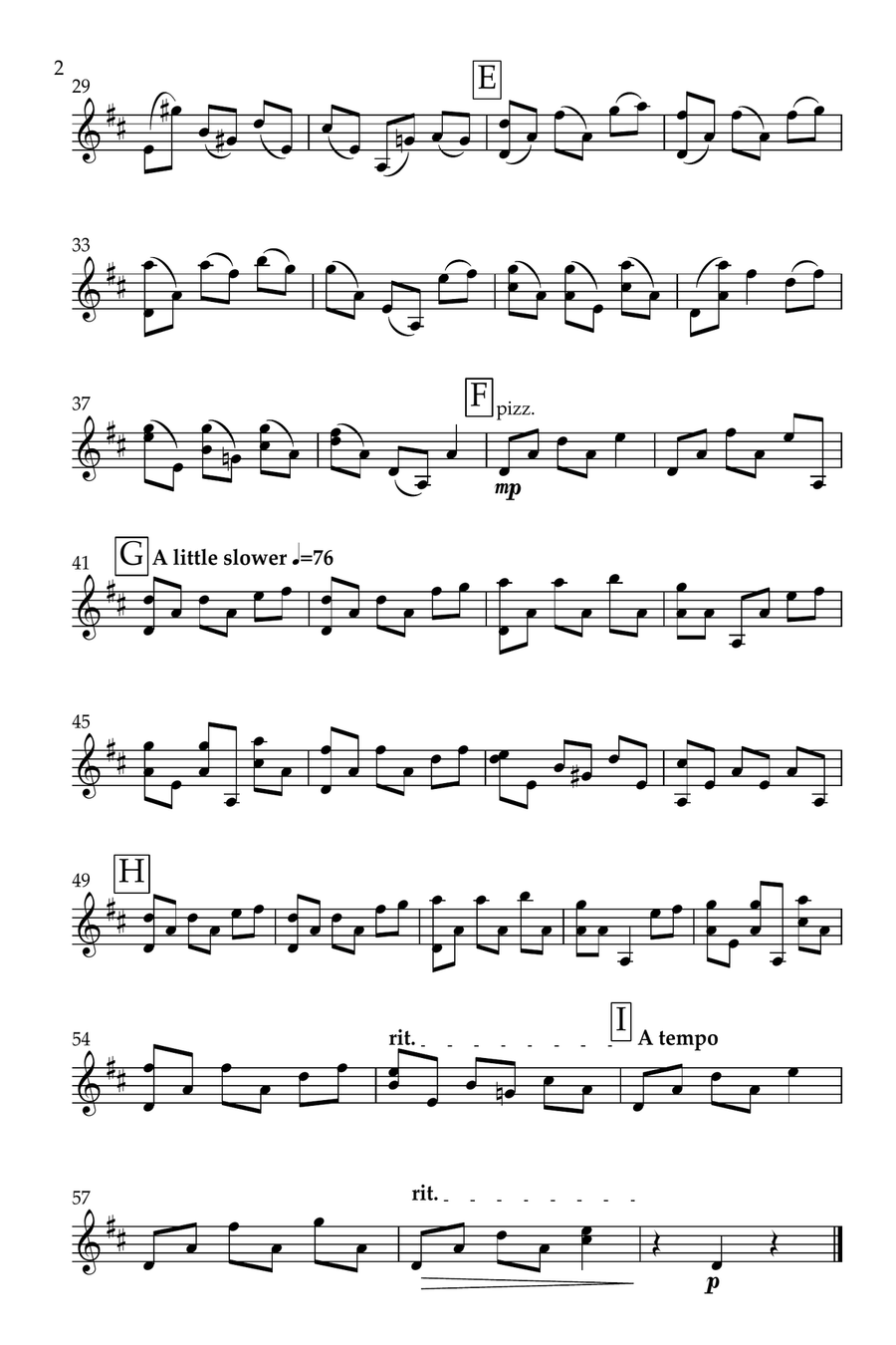 Traditional Christmas Carols for solo violin, Book 1 Violin Solo scores gallery preview page 6