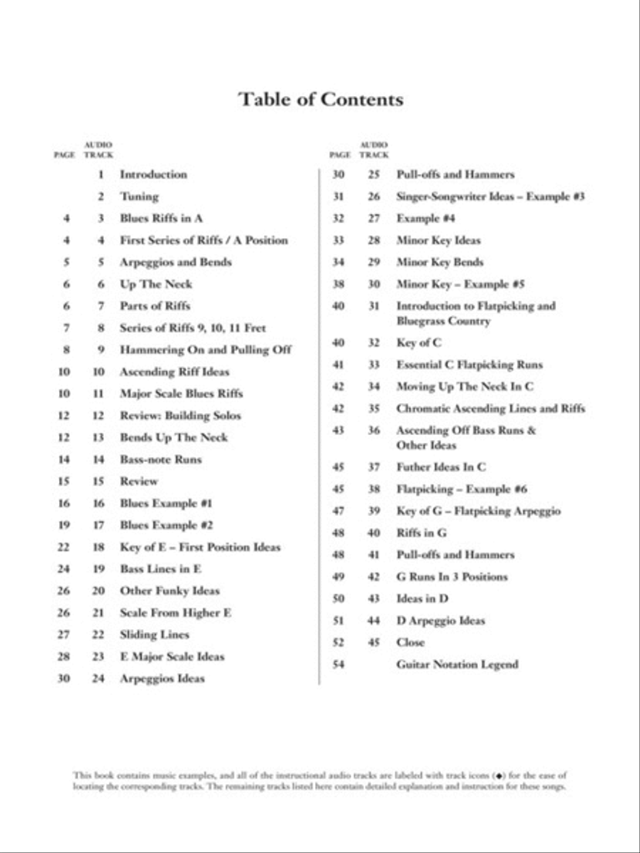 101 Essential Riffs for Acoustic Guitar Acoustic Guitar scores gallery preview page 2