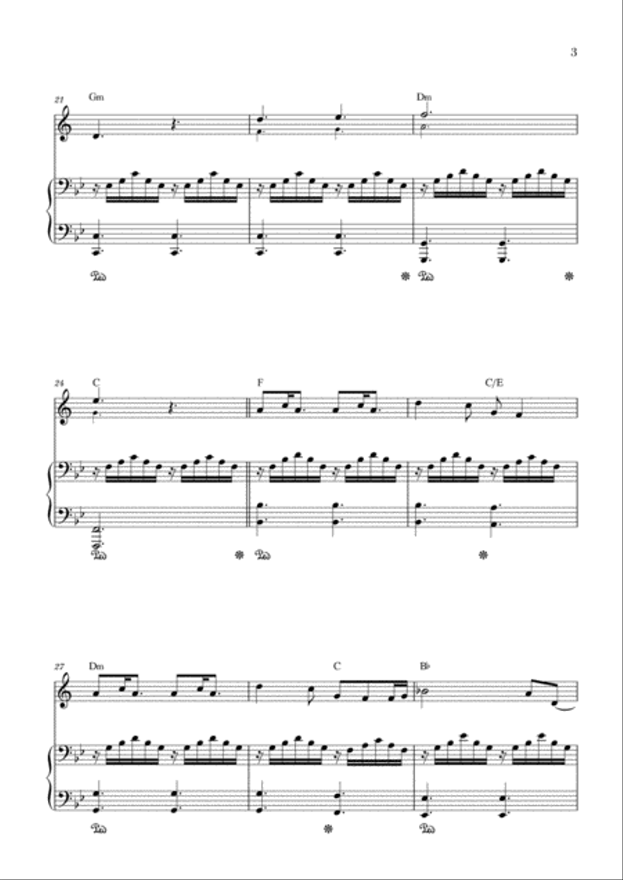 A Thousand Years A Thousand Years Piano, Vocal, Guitar scores gallery preview page 3