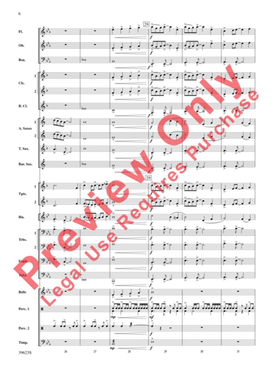 Beyond the Riverbend Concert Band scores gallery preview page 7