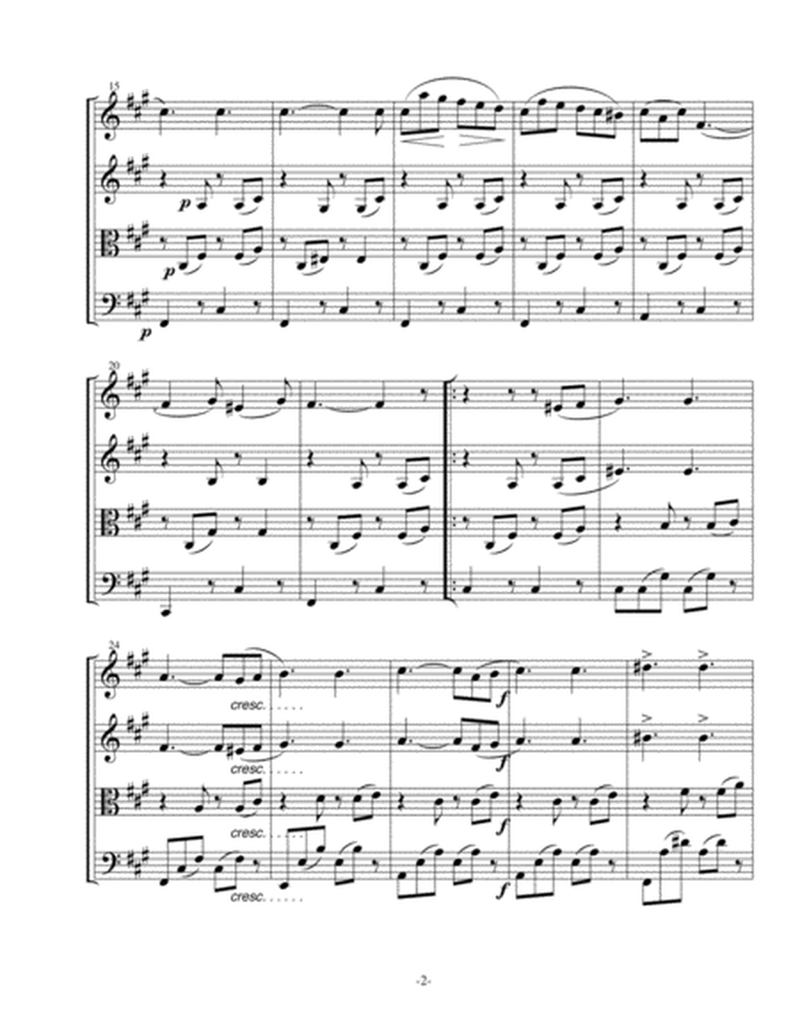 Venetian Boat Song - score image number null