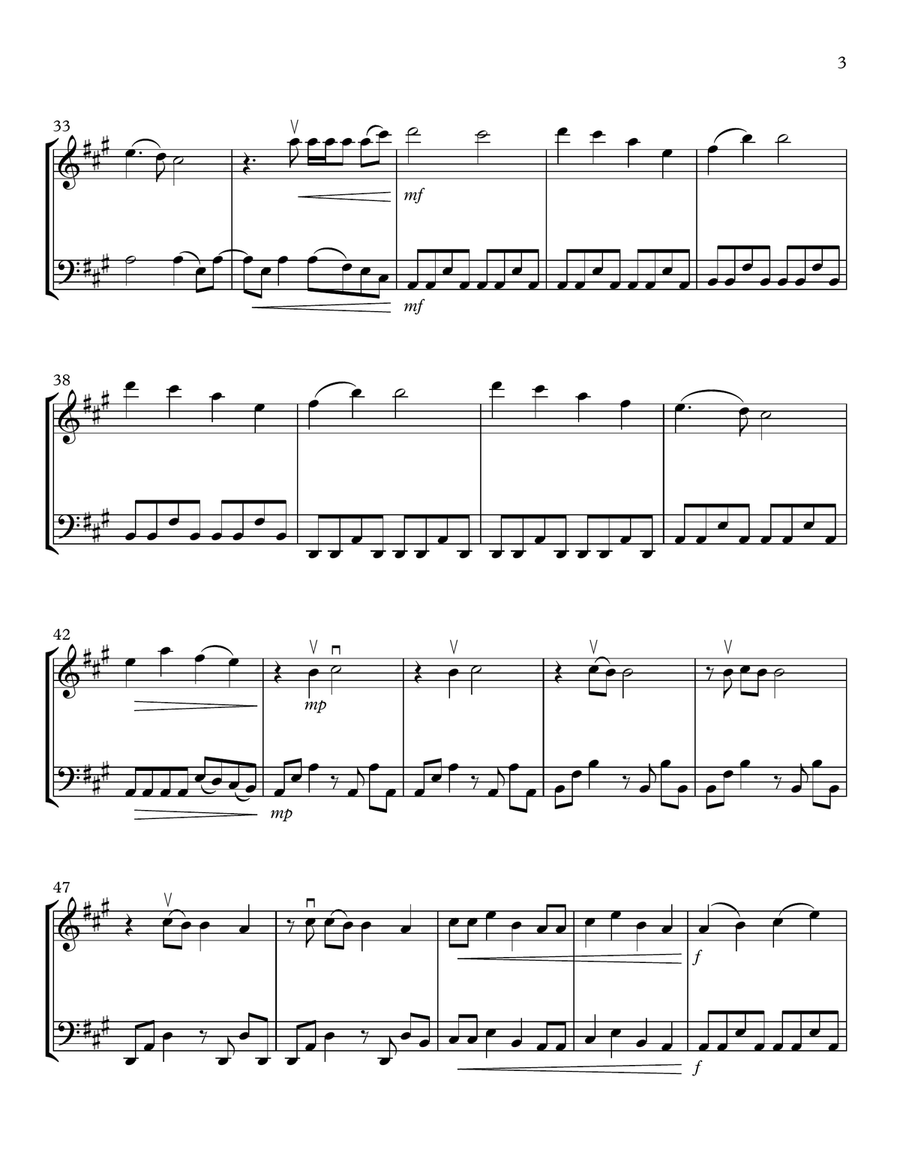 Red Wine Supernova String Duet scores gallery preview page 3